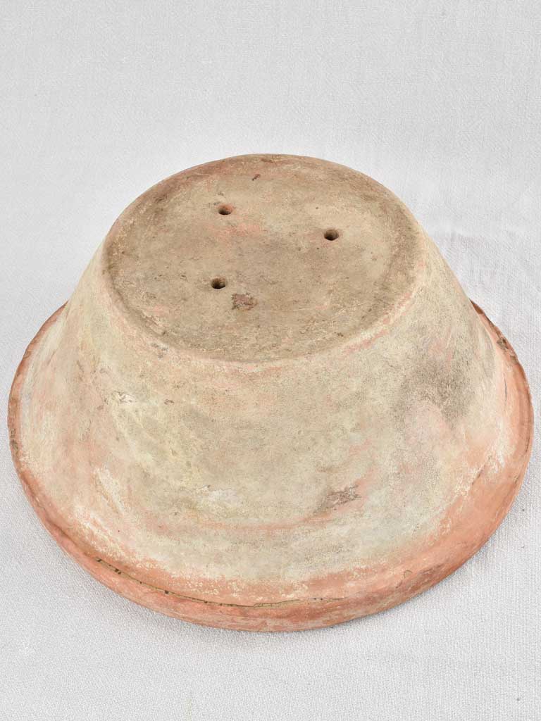 Antique French terrracotta bowl - 19th century 15¼"
