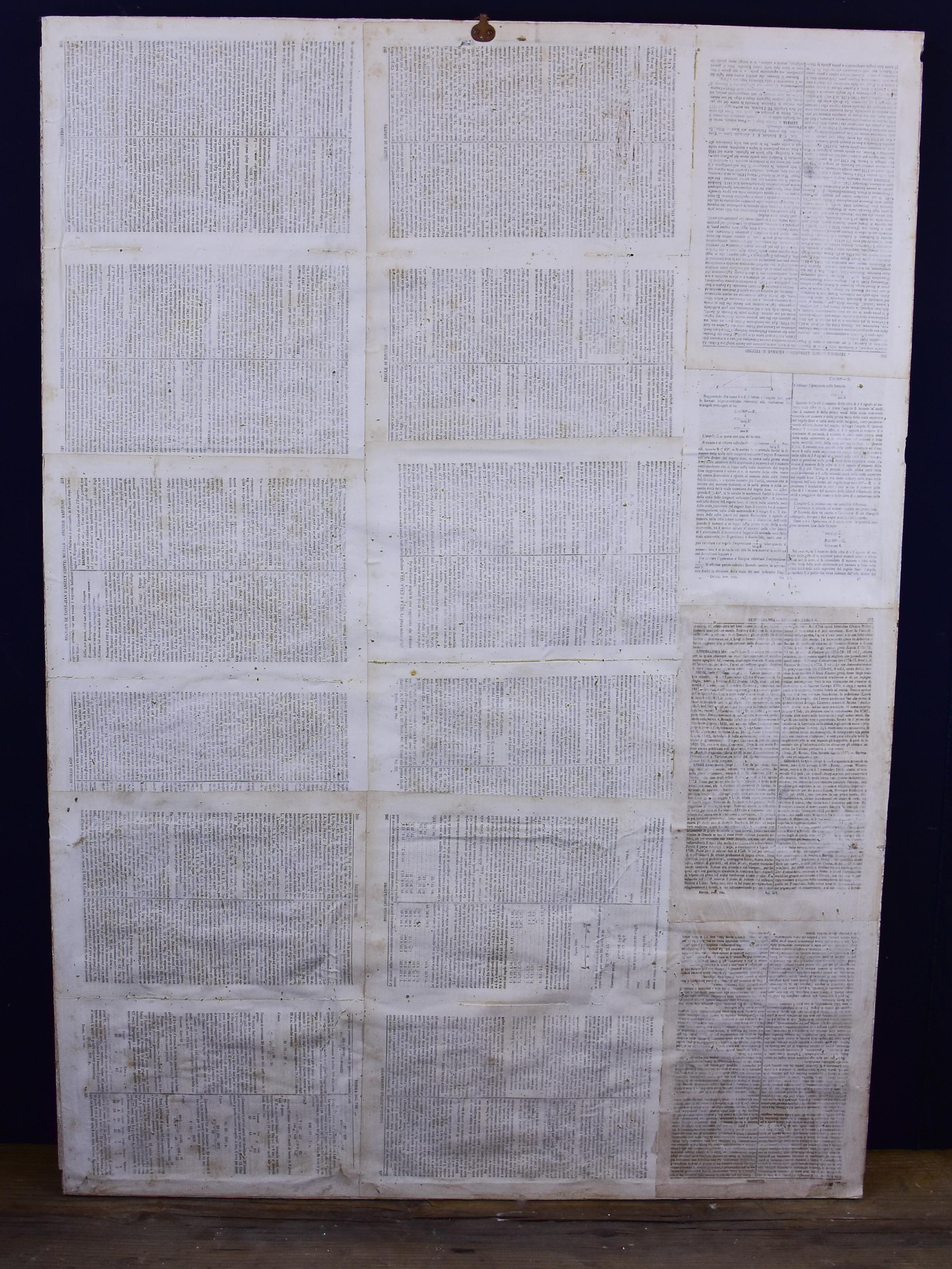 Artisan-made framed herbarium