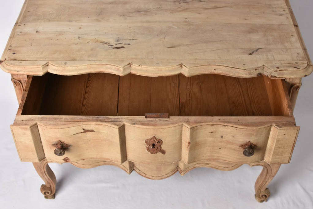18th century French commode - 2 drawers 42¼" x 22¾"