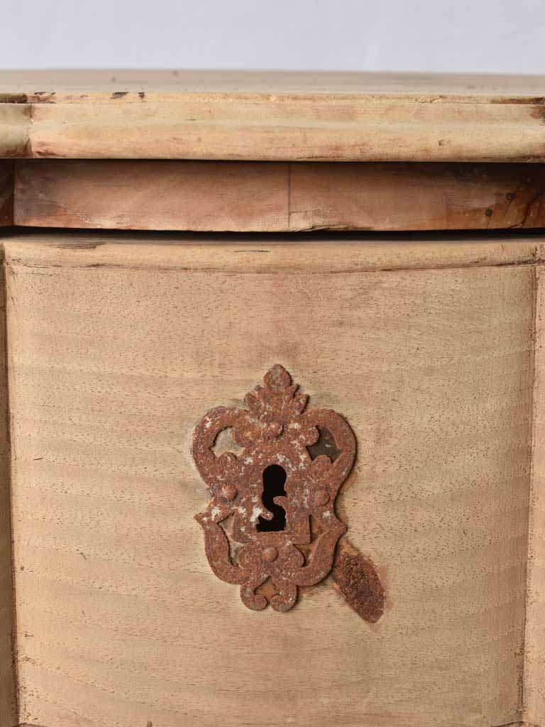 18th century French commode - 2 drawers 42¼" x 22¾"