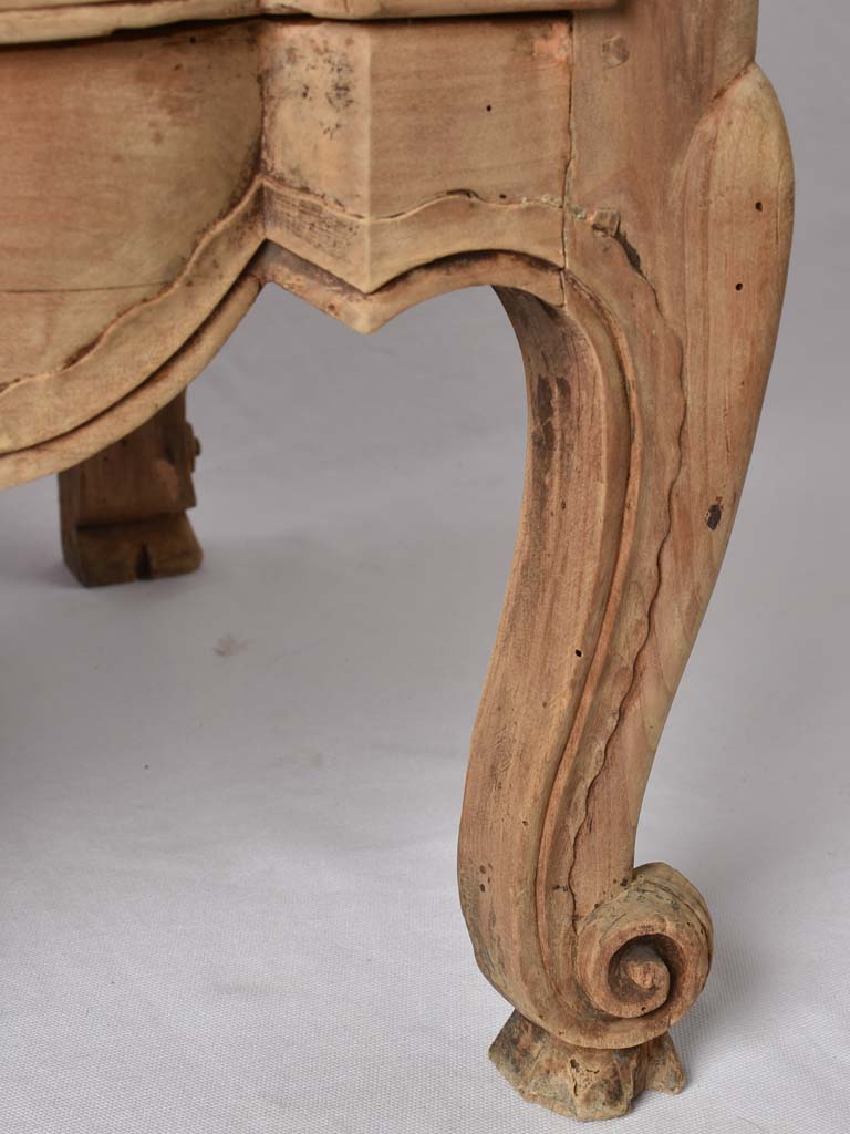 18th century French commode - 2 drawers 42¼" x 22¾"