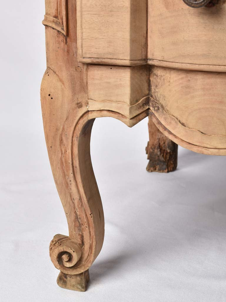 18th century French commode - 2 drawers 42¼" x 22¾"