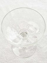 Chic mid-century style champagne coupes