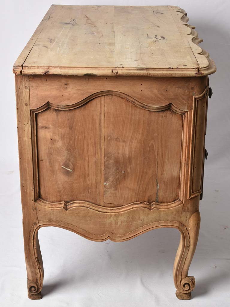 18th century French commode - 2 drawers 42¼" x 22¾"