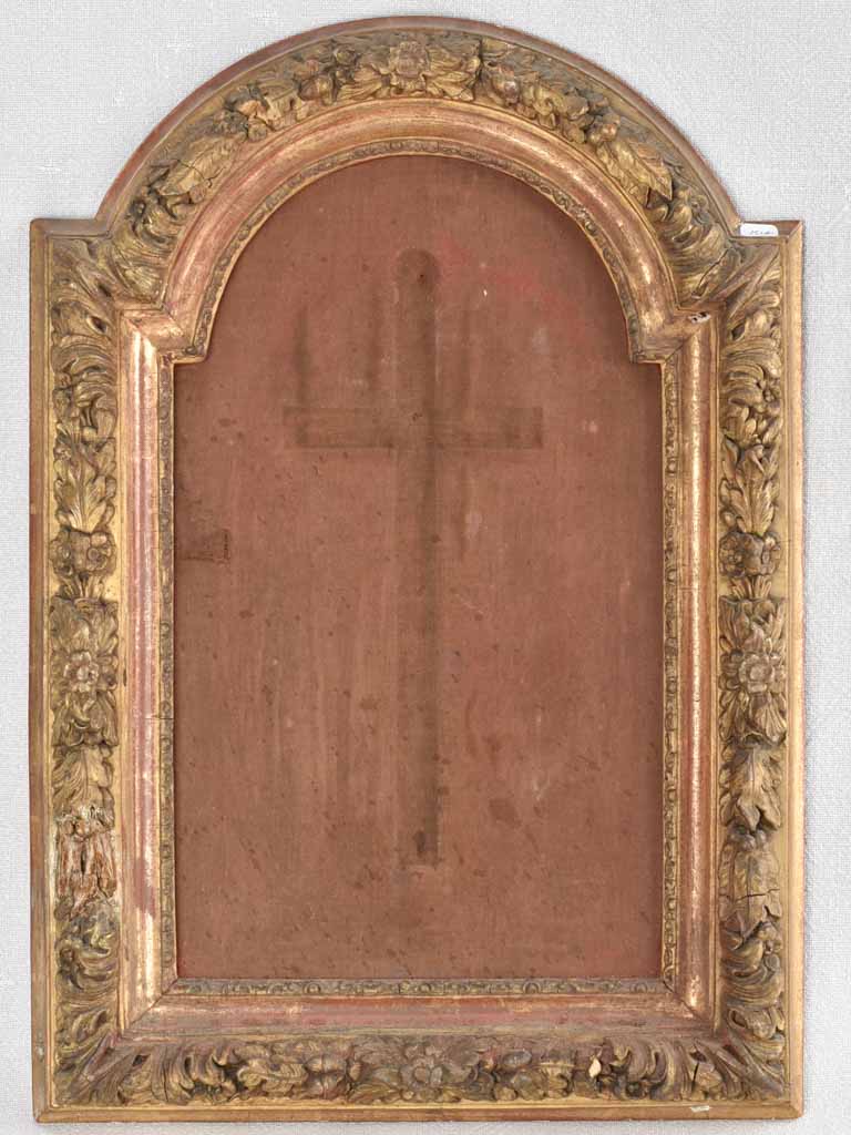 Salvaged religious boiserie - 19th century 21¼" x 15"