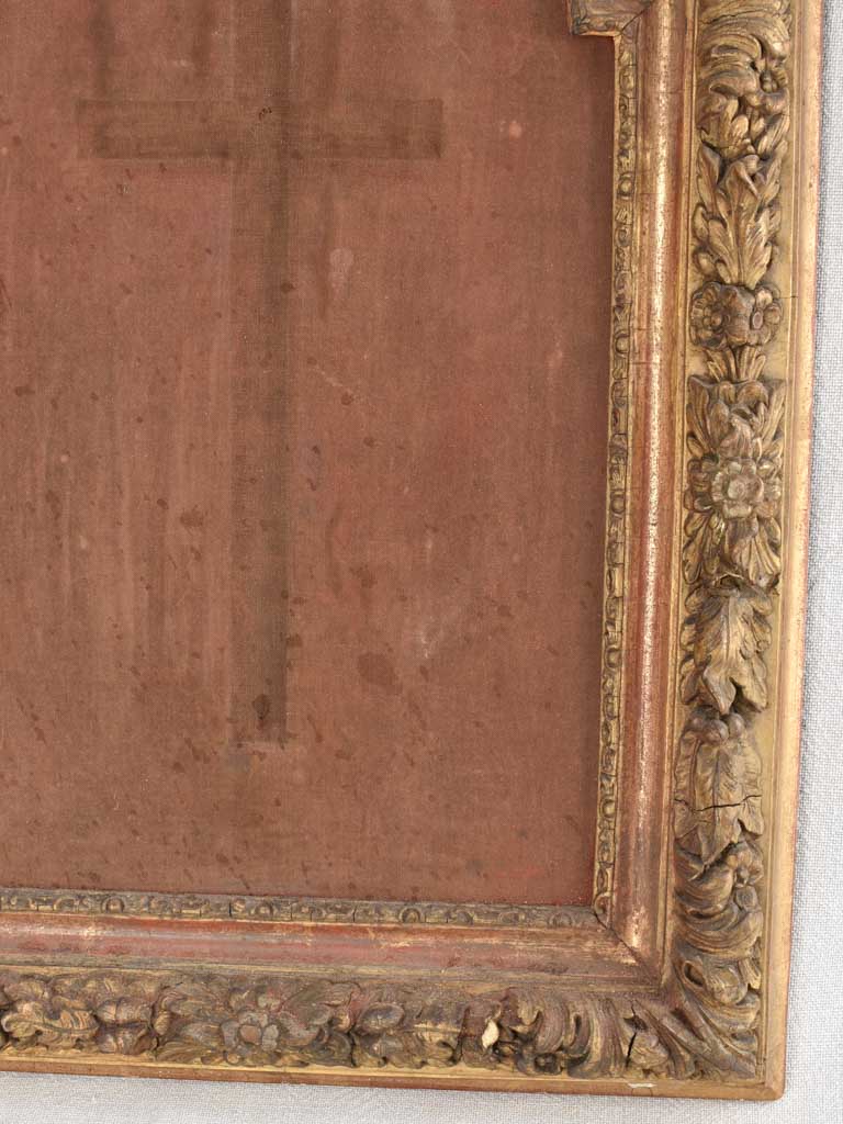 Salvaged religious boiserie - 19th century 21¼" x 15"