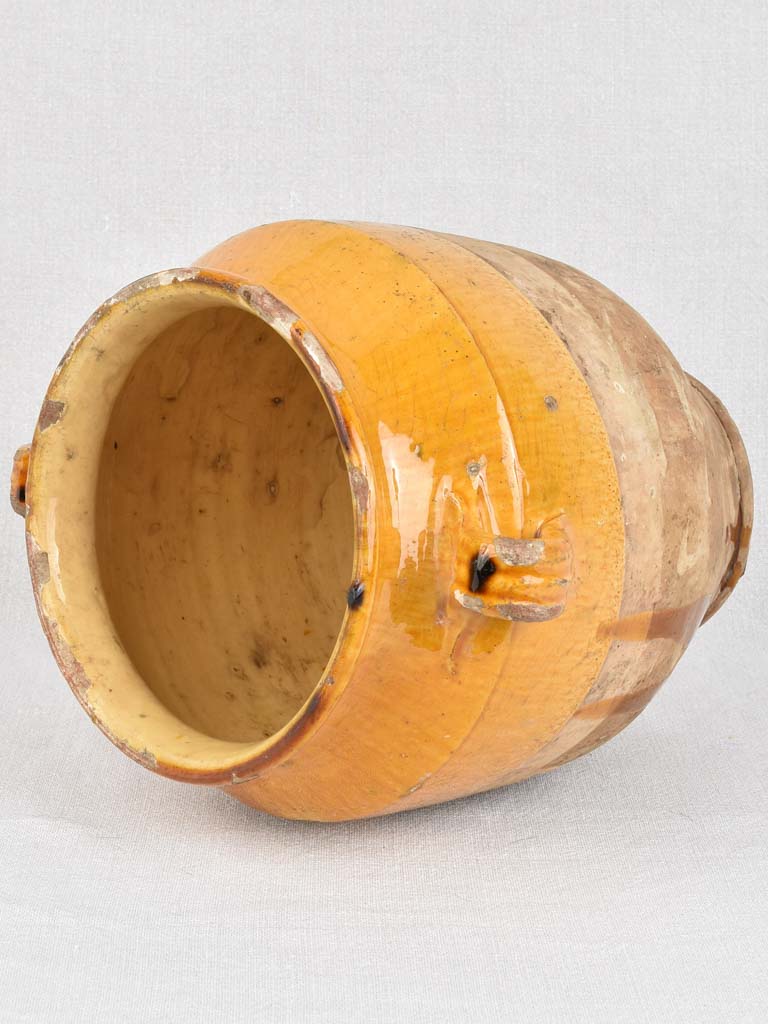 Confit pot, southwest France, 11¾", antique