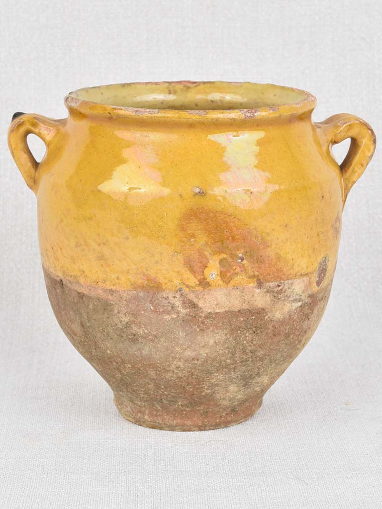 Petite antique confit pot, southwest France, 6¾"