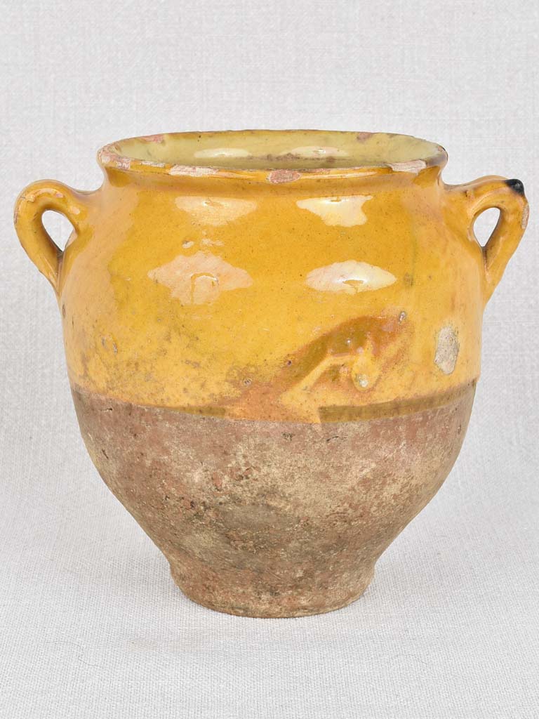 Petite antique confit pot, southwest France, 6¾"