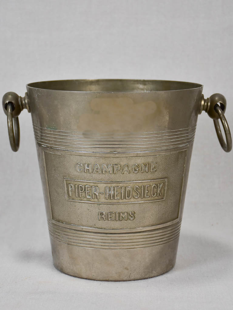 1930s Piper-Heidsieck champagne bucket 9½"