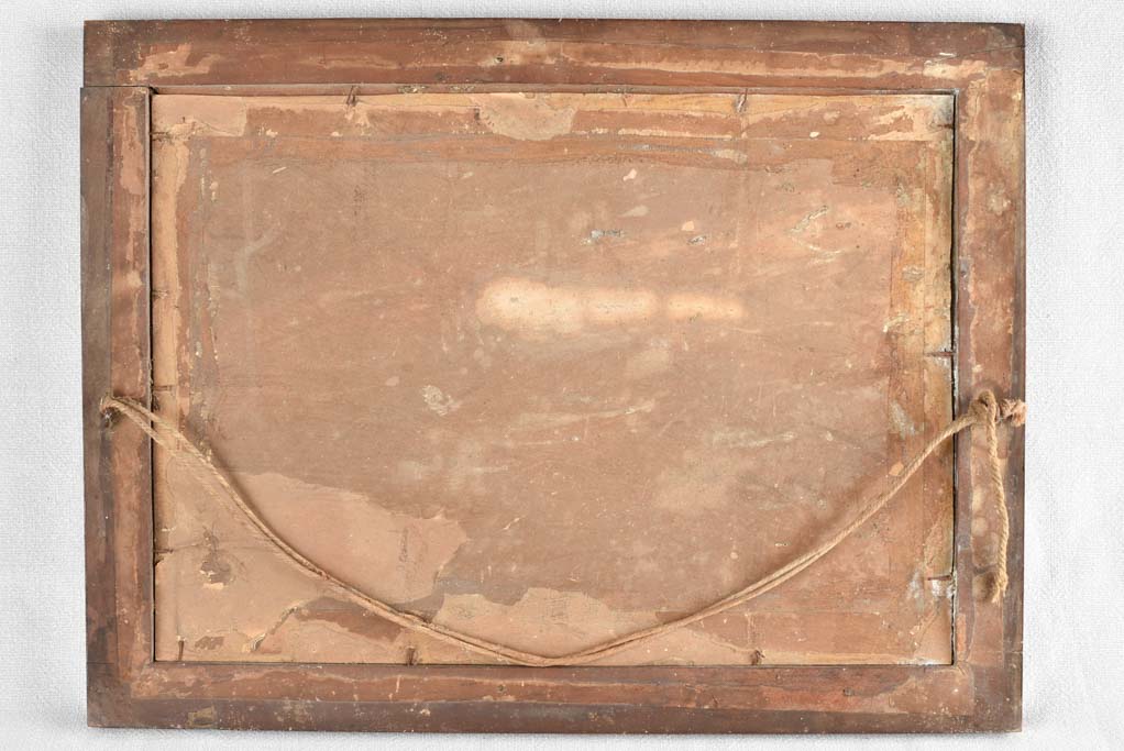 Vintage Louis Druz Walnut Sign