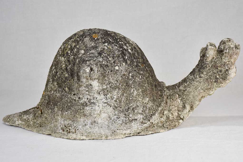 1920s snail garden planter 11"