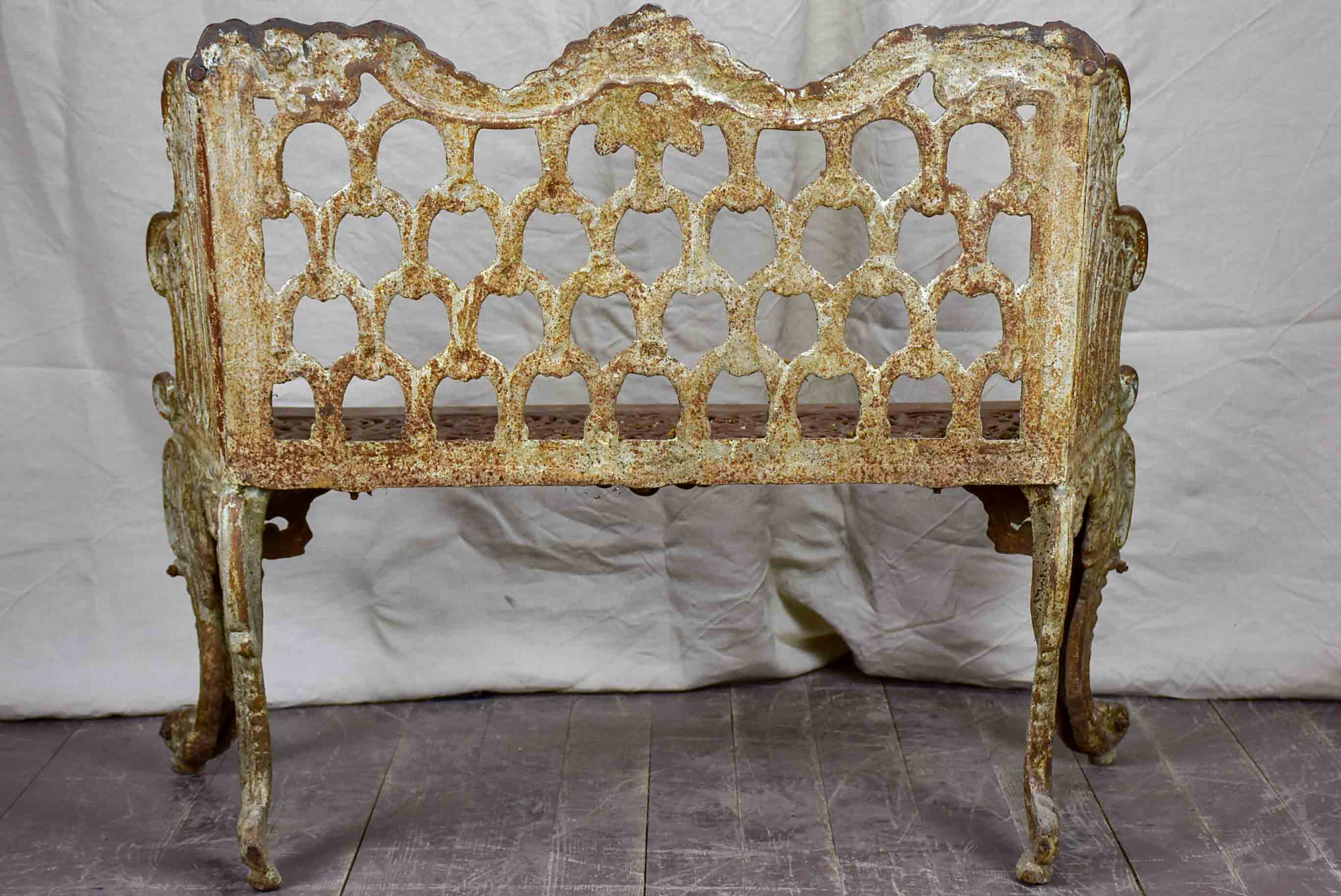 Late 19th Century English garden bench - cast iron