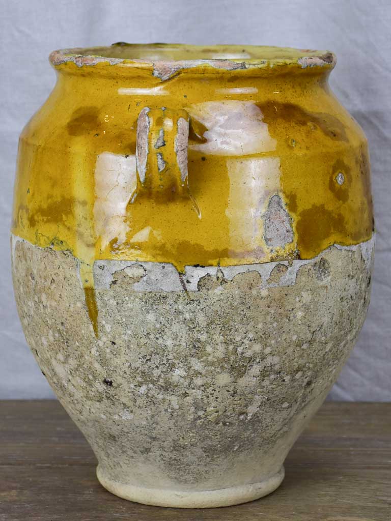Antique French confit pot 11½"