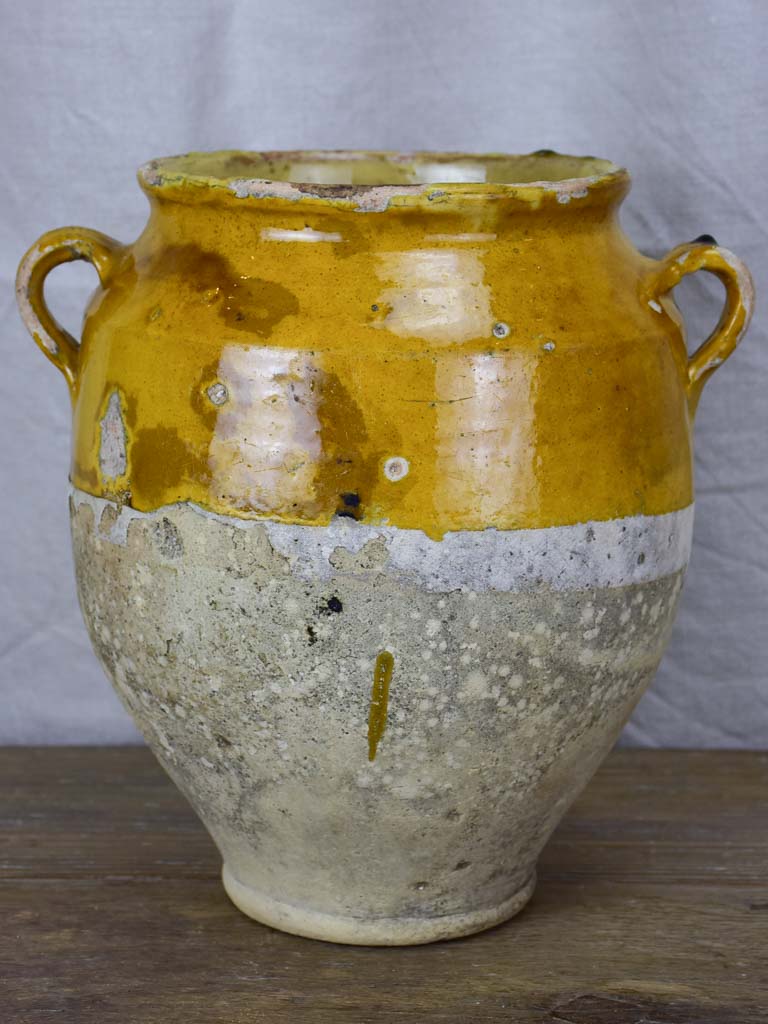 Antique French confit pot 11½"