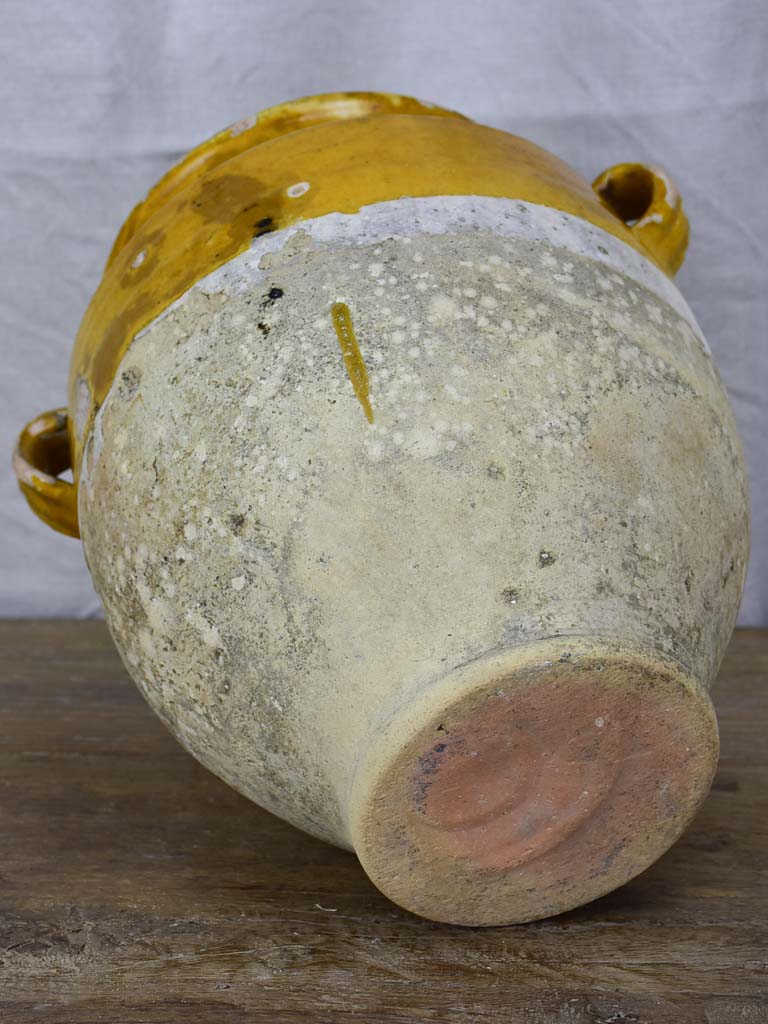 Antique French confit pot 11½"