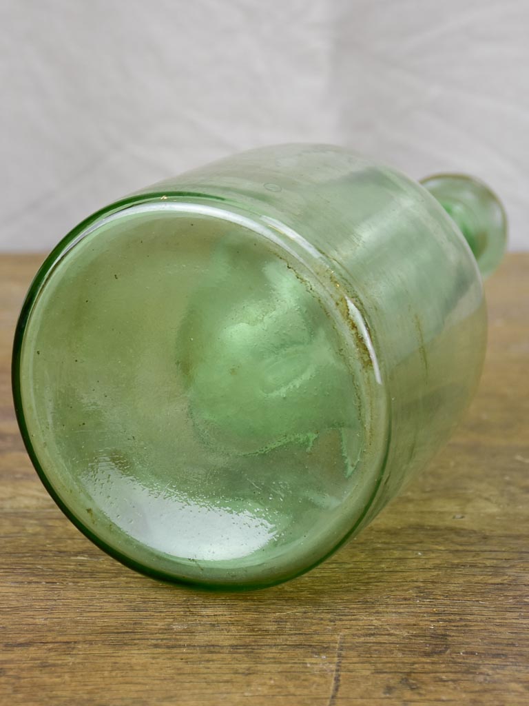 Antique French glass pouring bottle
