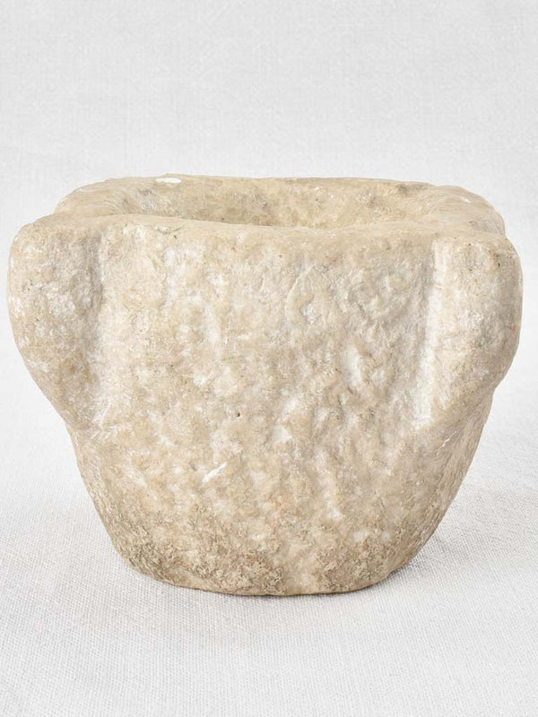 Antique Marble Hand-Carved Pharmacy Mortar