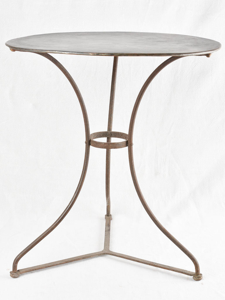Antique French iron garden table