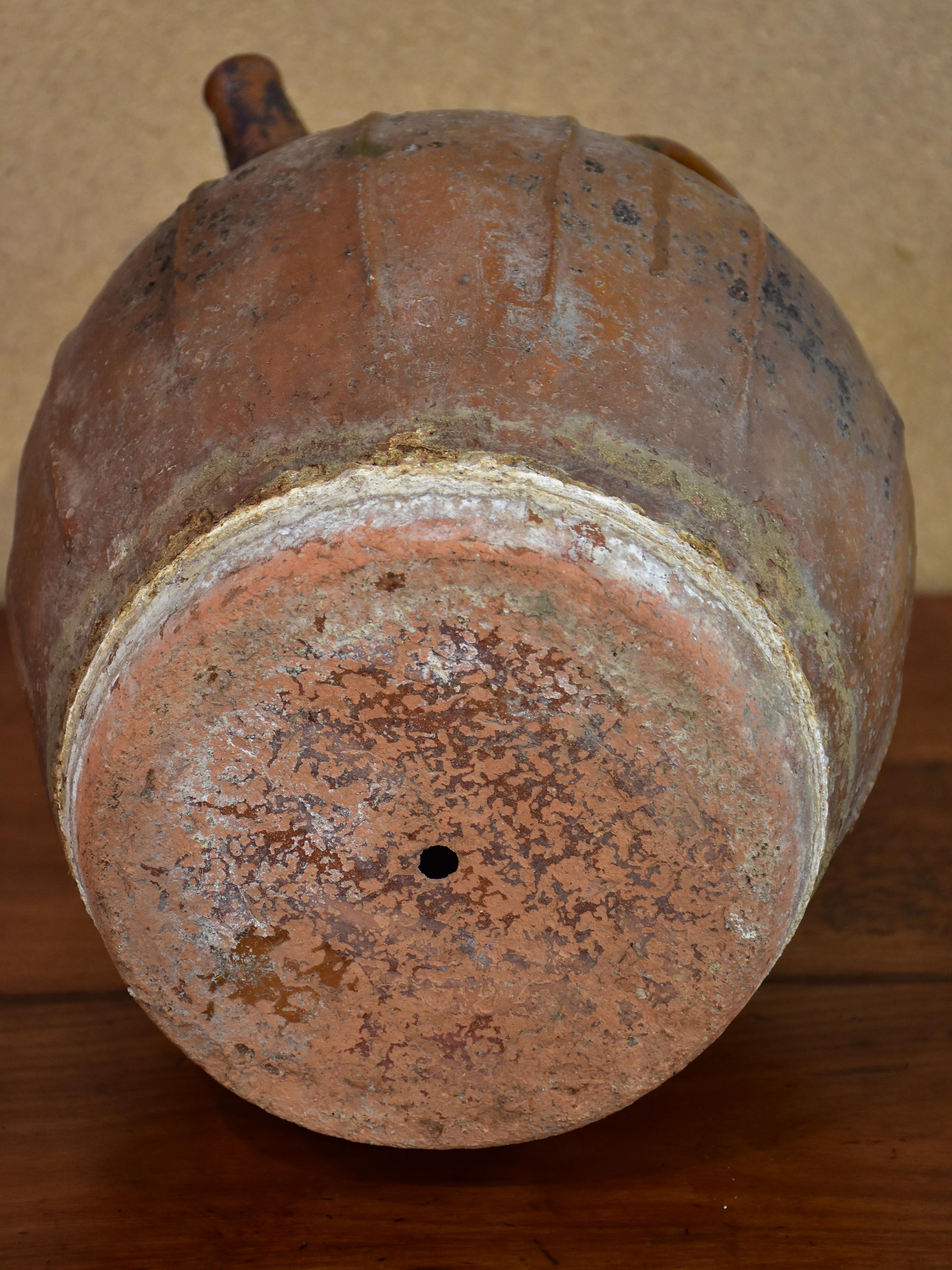 Antique French water jug from Auvergne