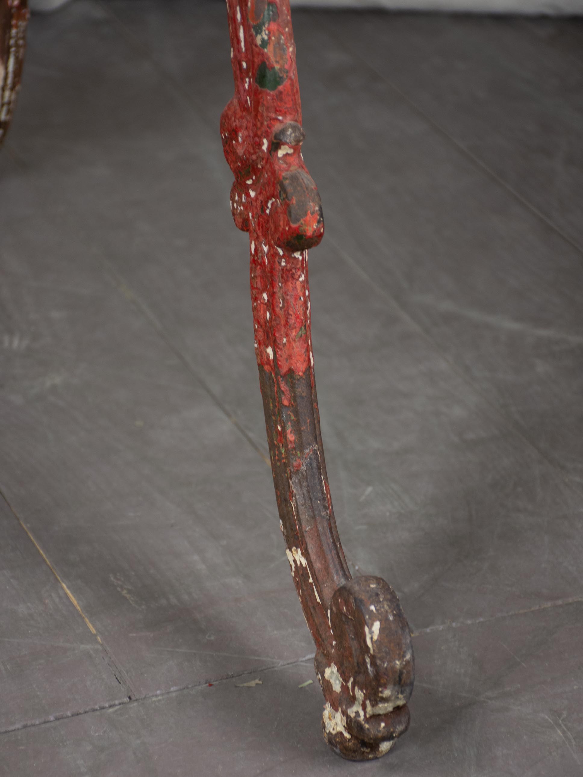 Antique French marble butcher's table