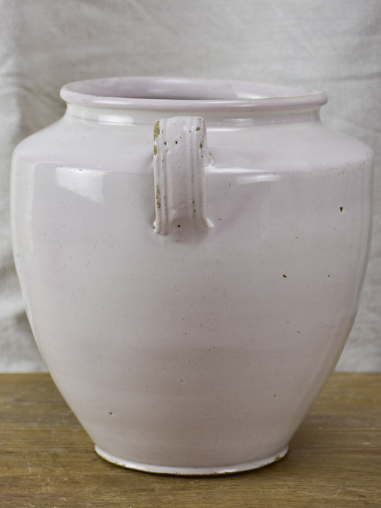 Antique French pot - white 8¼"