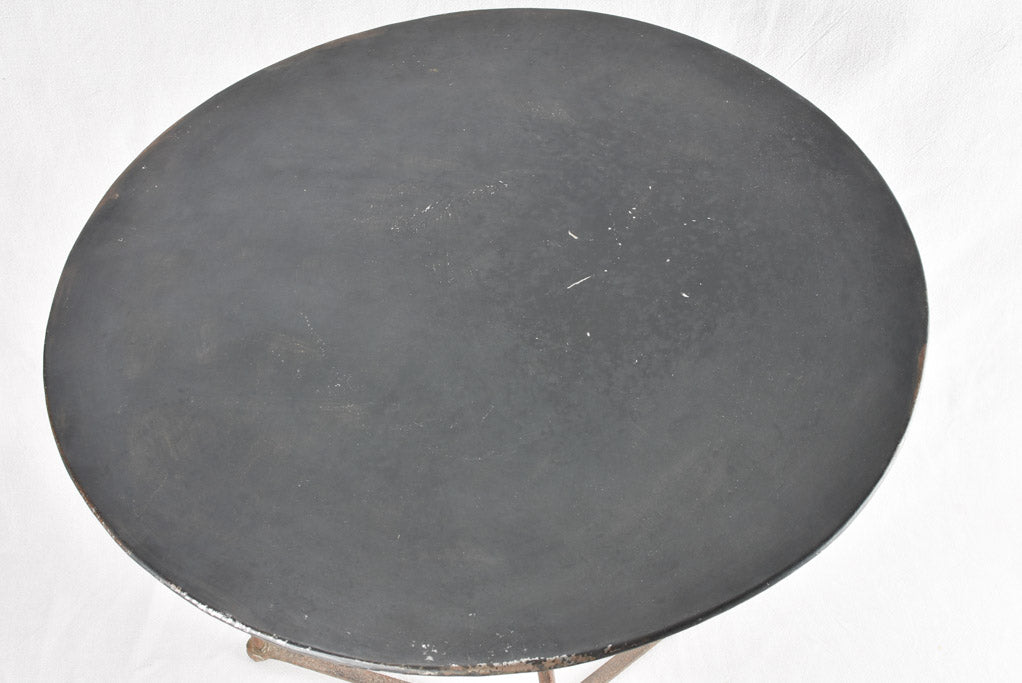 Antique French iron garden table