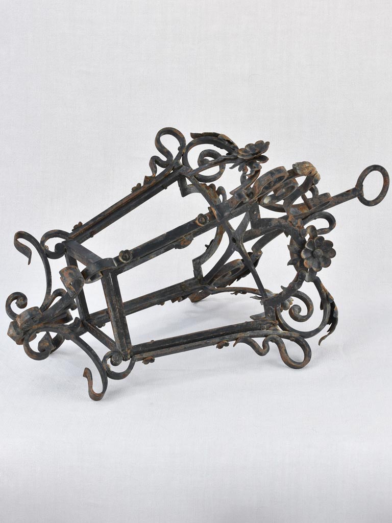 Lantern, wrought iron (1950s) large, 36¼"