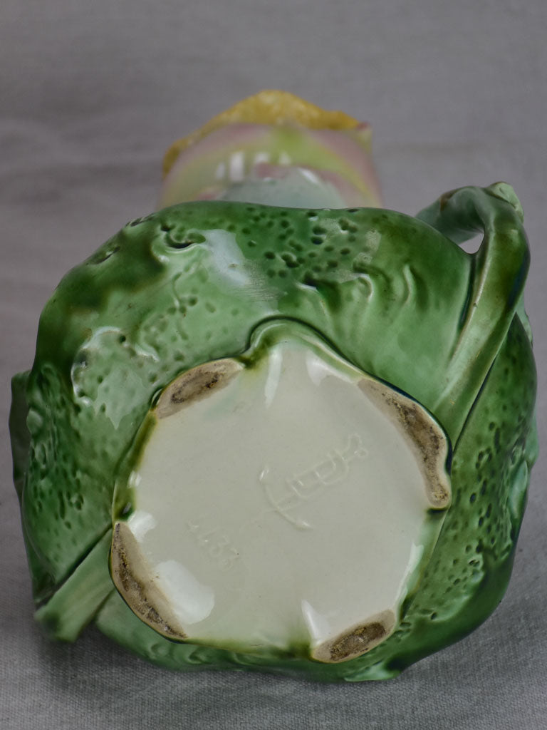 Pair of pretty Art Nouveau vases with maker's mark