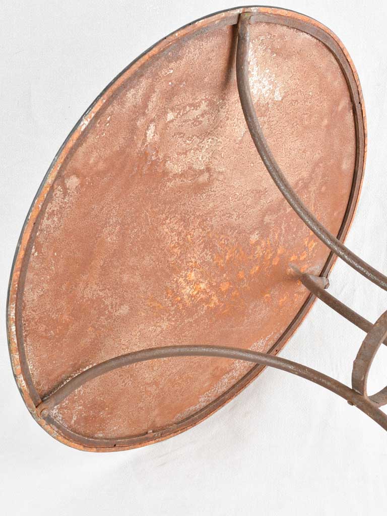 Antique French iron garden table