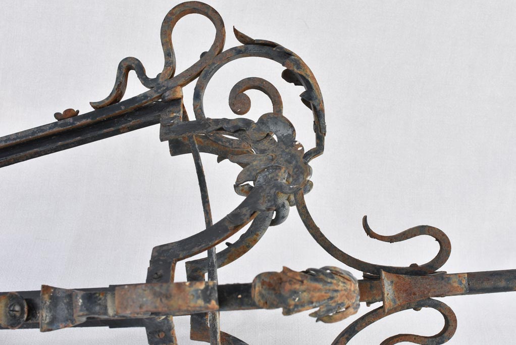 Lantern, wrought iron (1950s) large, 36¼"