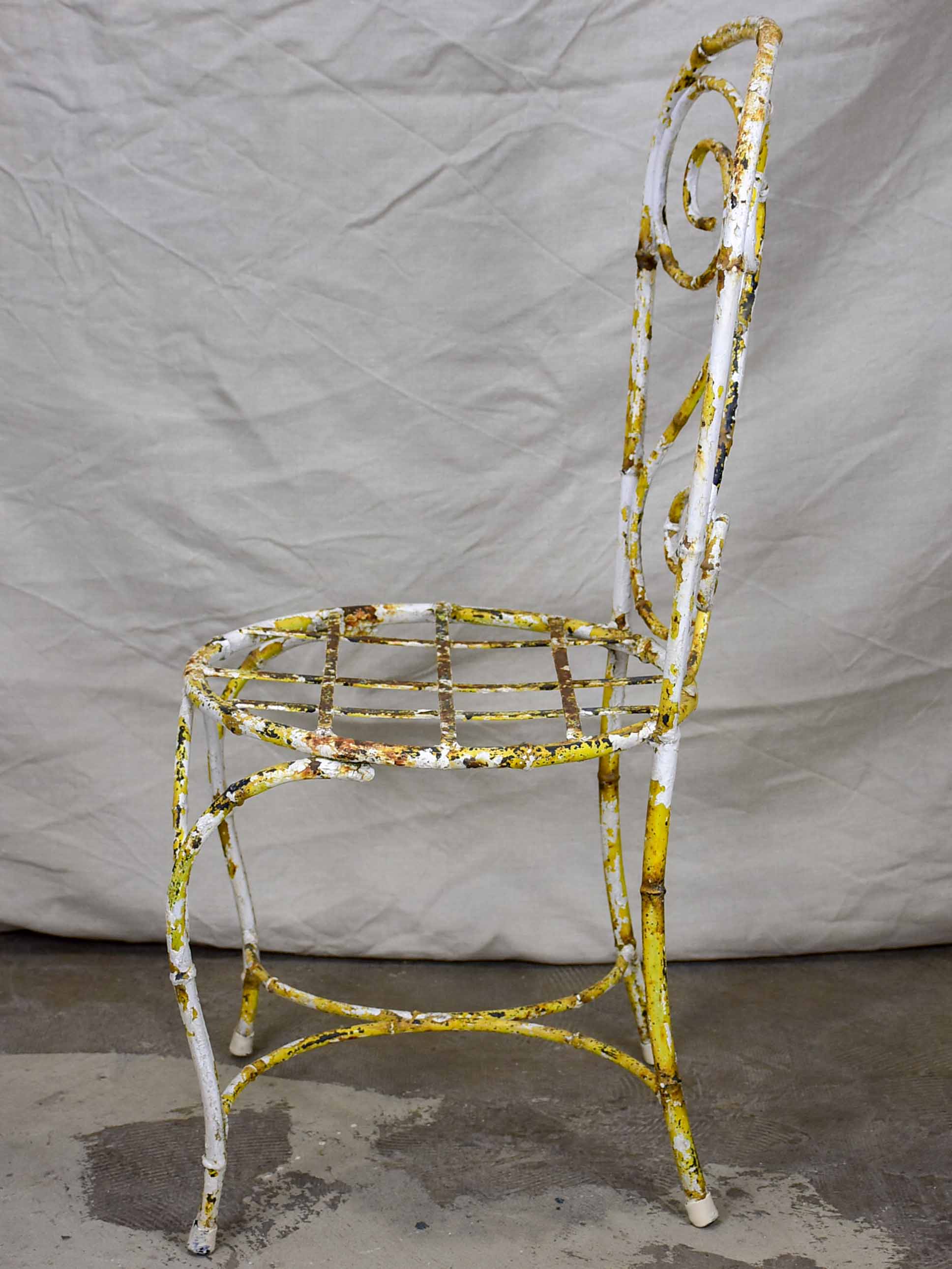 Five French garden chairs - 1940's