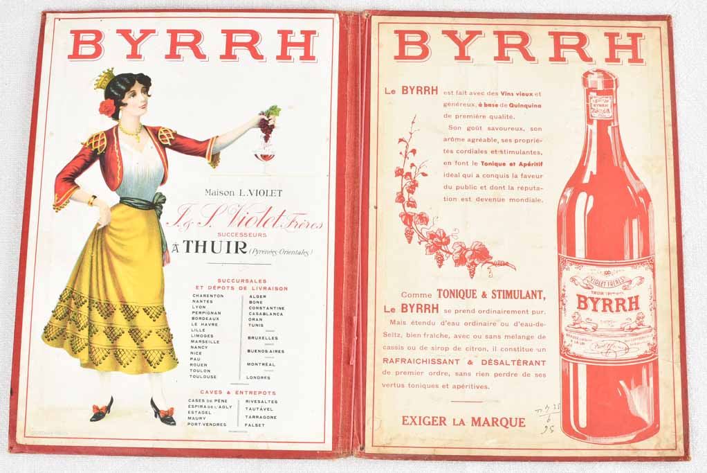 Rustic Early 20th Century Menu Display