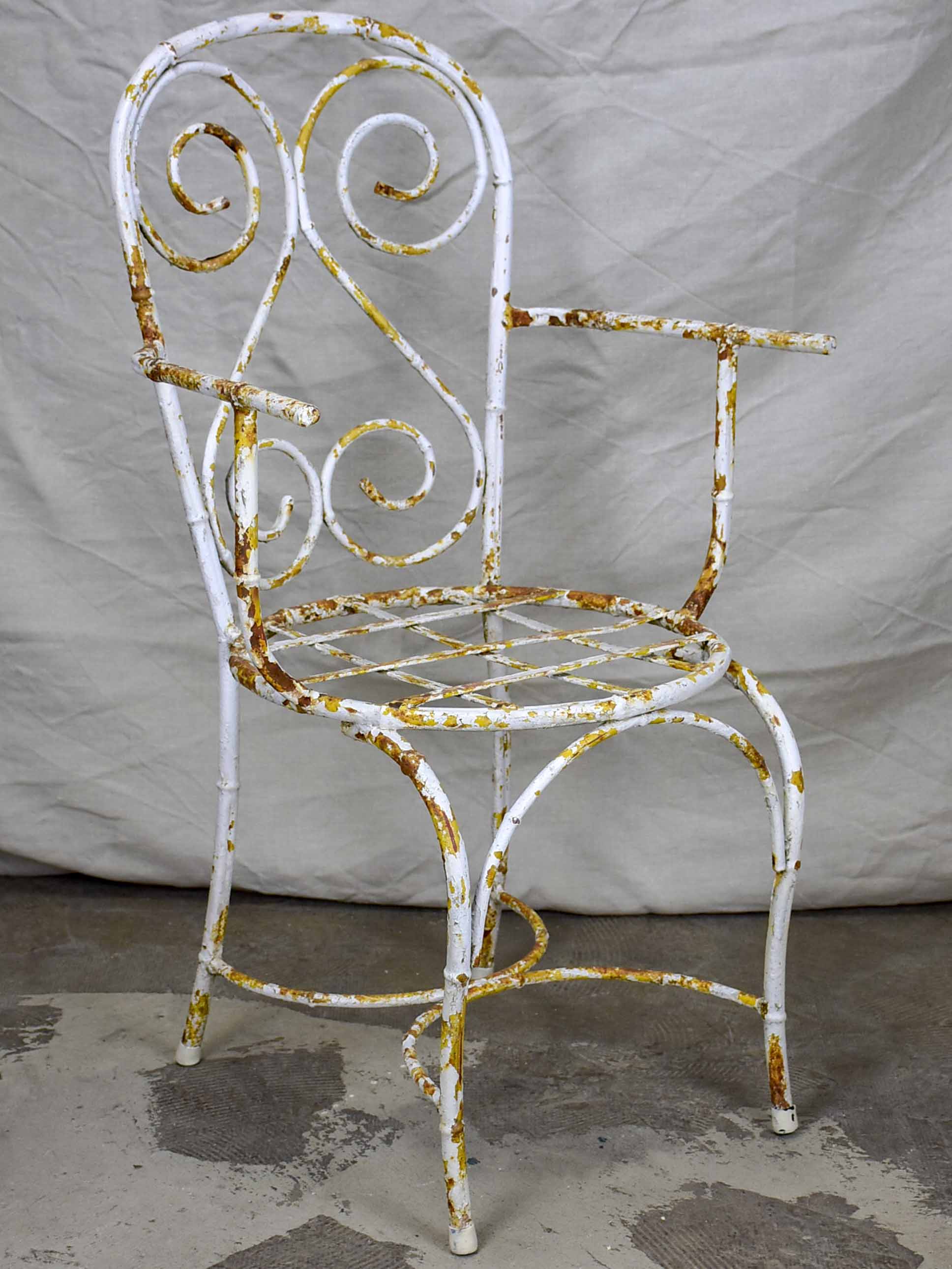Five French garden chairs - 1940's