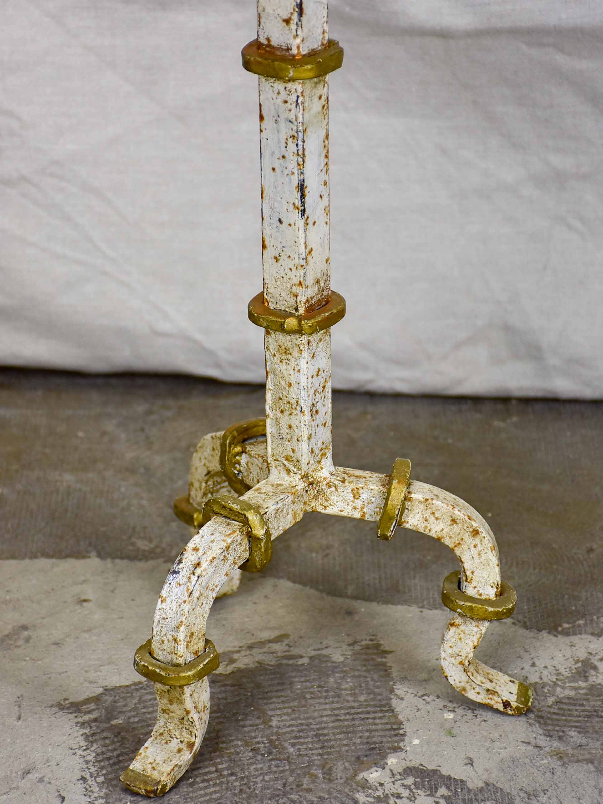 Petite antique French cocktail side table