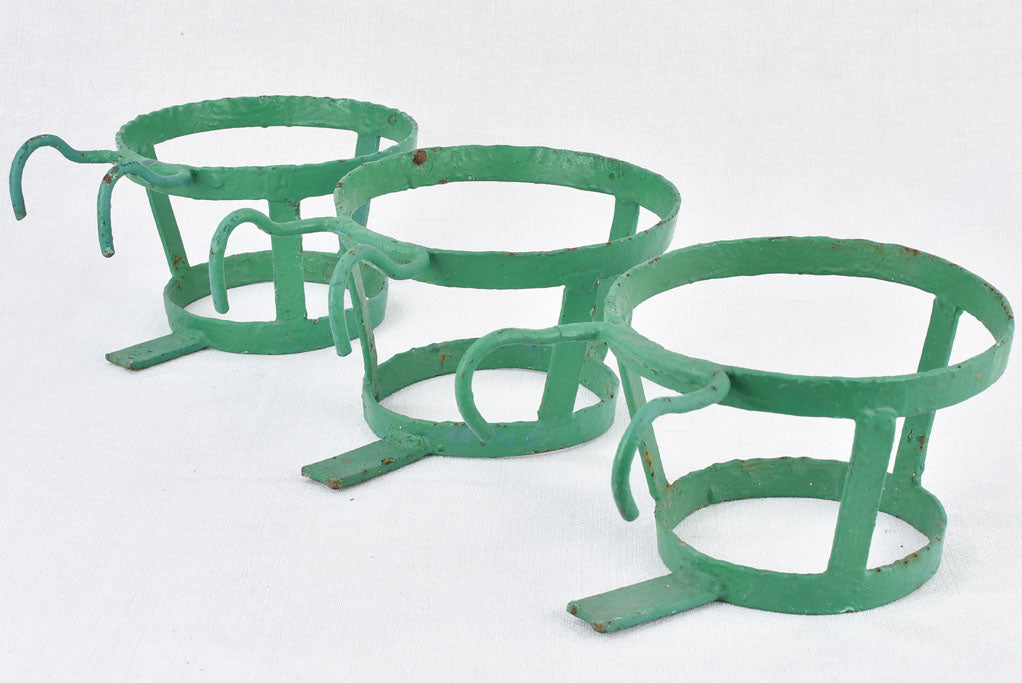 Three pot plant holders, 8¾" diameter, 1950s