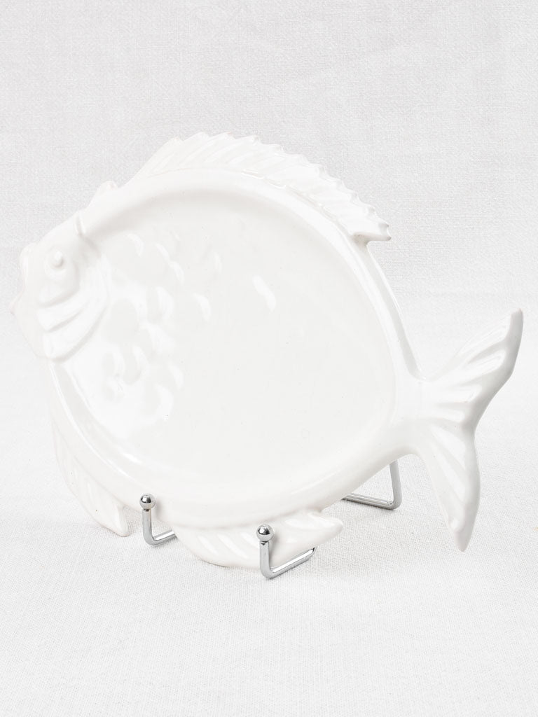 Antique Tessier atelier animal motif plate