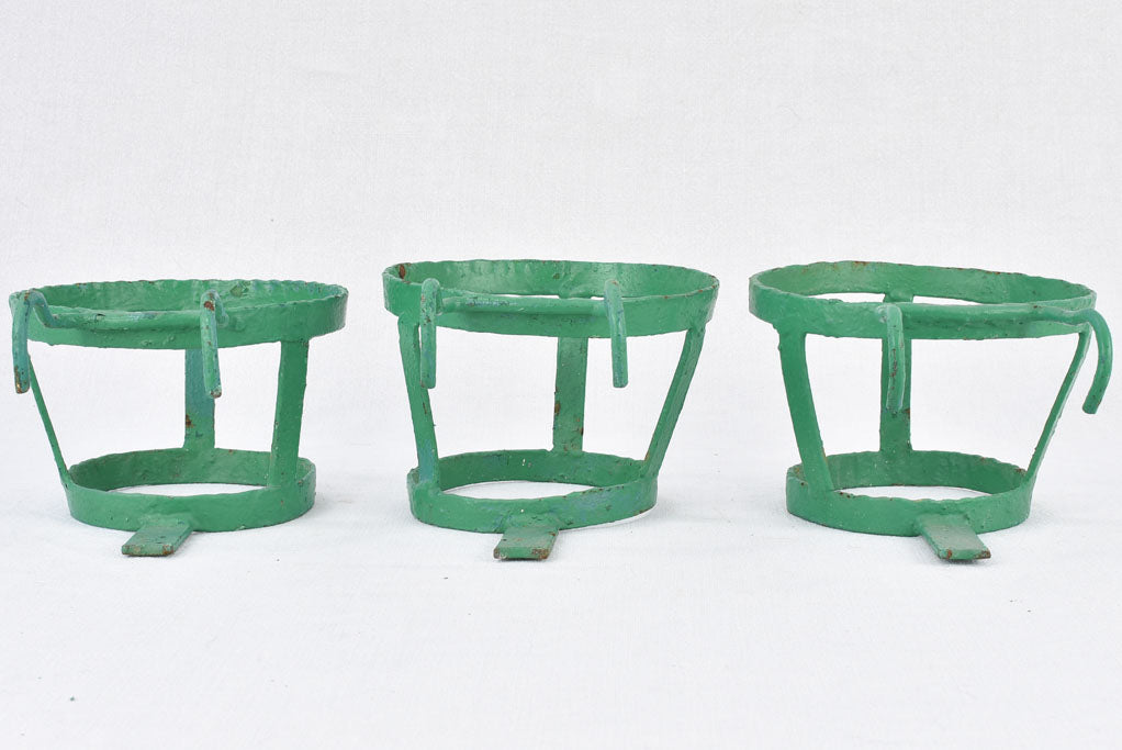 Three pot plant holders, 8¾" diameter, 1950s