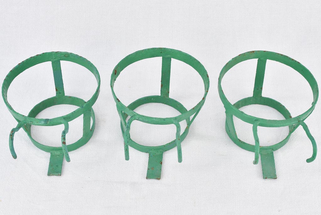 Three pot plant holders, 8¾" diameter, 1950s