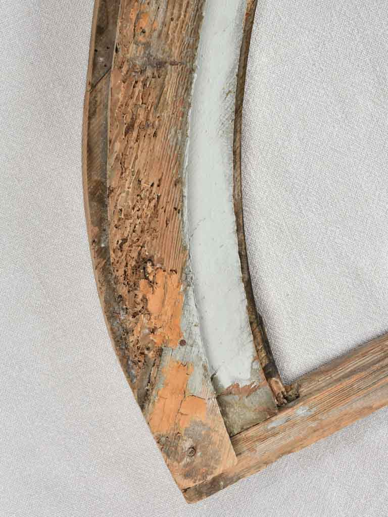 Handcrafted antique French window frame