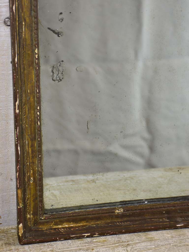 18th Century Louis XVI mirror 20¾" x 17"
