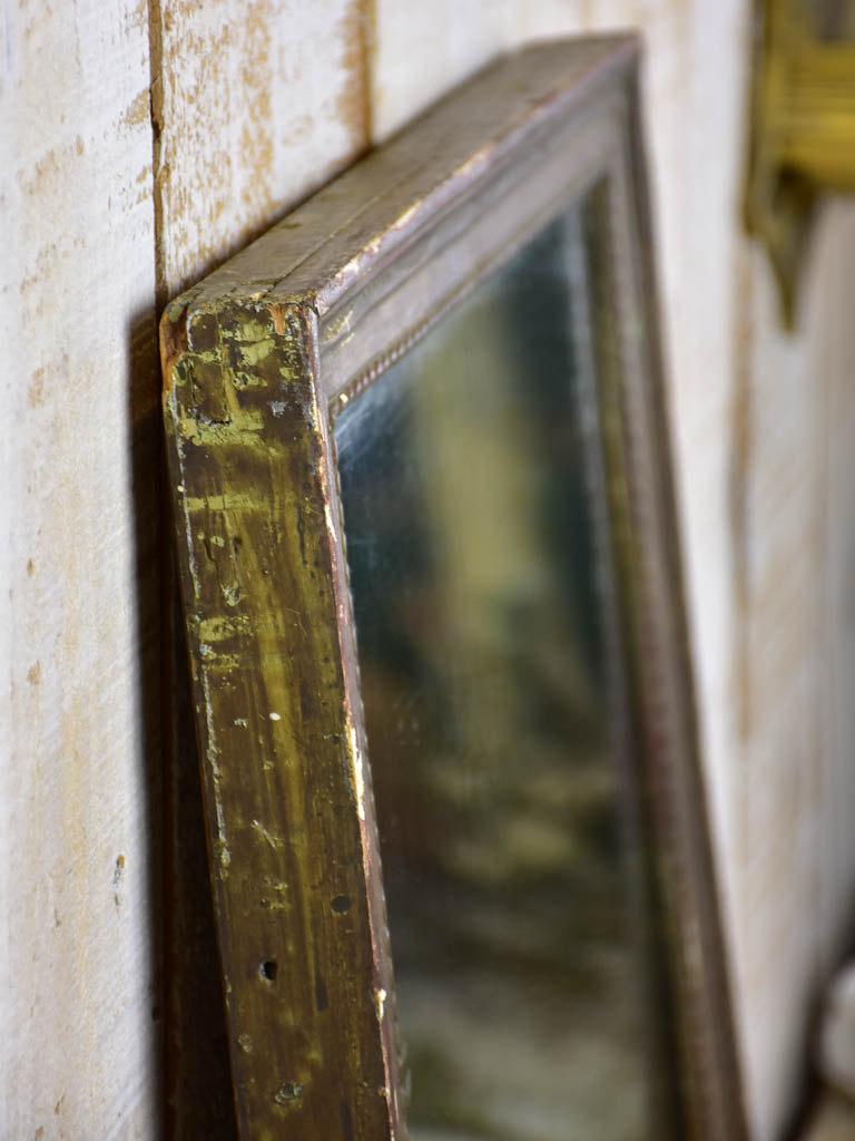 18th Century Louis XVI mirror 20¾" x 17"