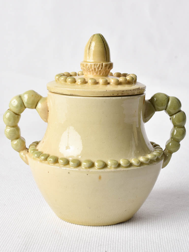 Unique Pearl-Detailed Green Coffee Cups