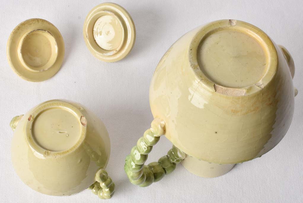 Artistic Pearl Designed Vallauris Cups