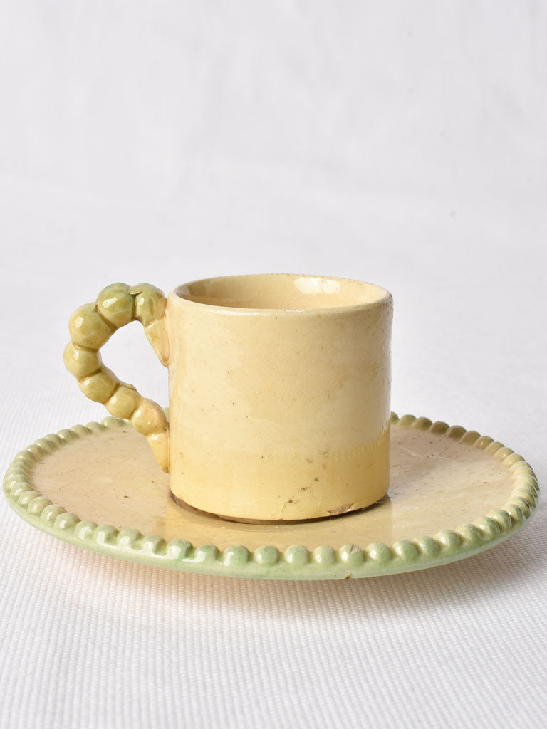 Pale Elegant Antique Coffee Pot