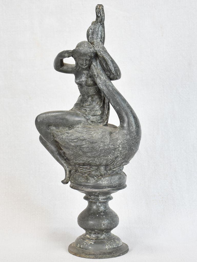 Salvaged zinc element from a fountain 15"