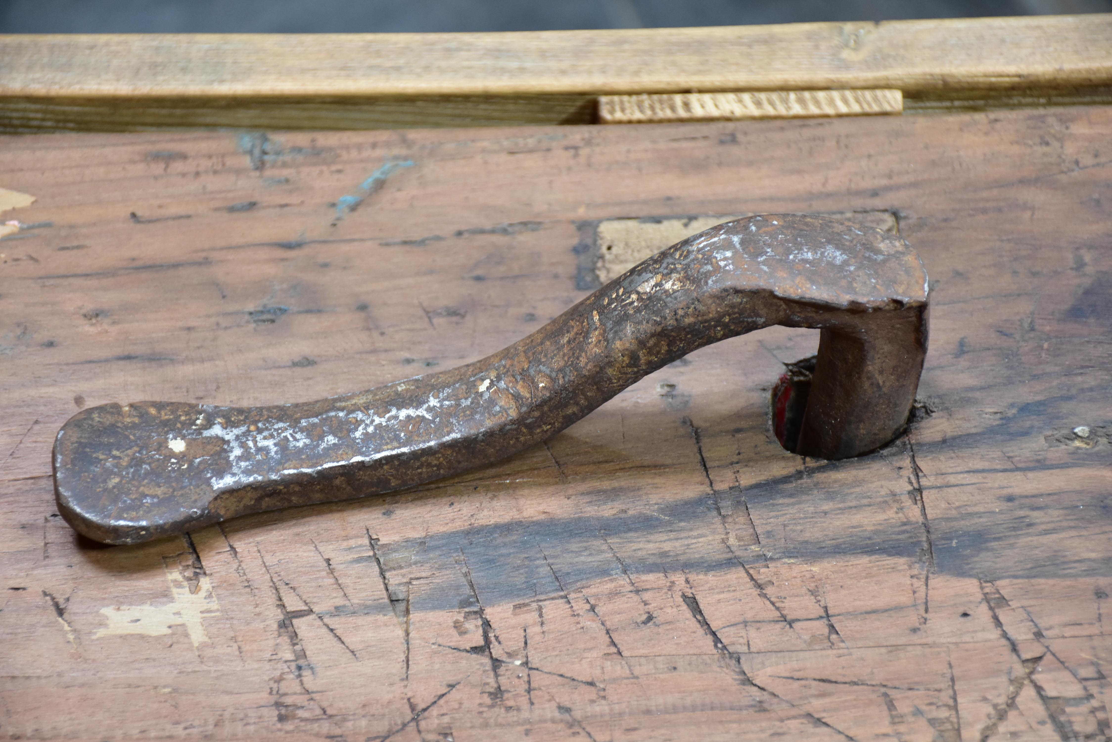 Rustic vintage French workbench