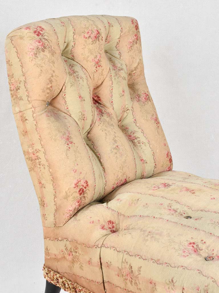 PAIR OF NAPOLEON IIII SLIPPER CHAIRS - 19TH CENTURY