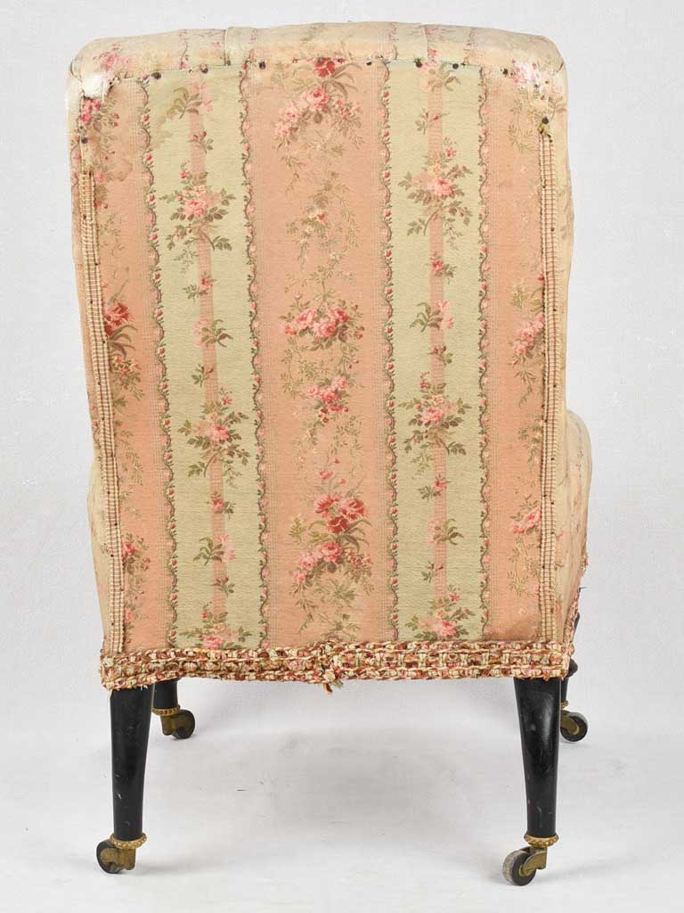 PAIR OF NAPOLEON IIII SLIPPER CHAIRS - 19TH CENTURY