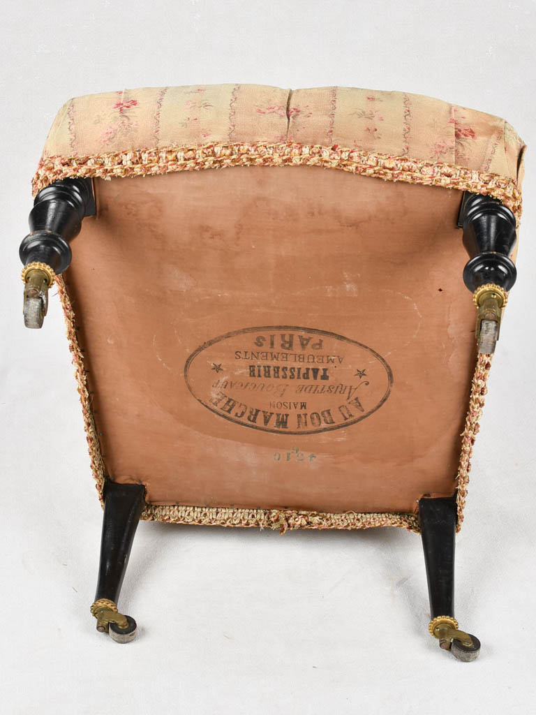 PAIR OF NAPOLEON IIII SLIPPER CHAIRS - 19TH CENTURY